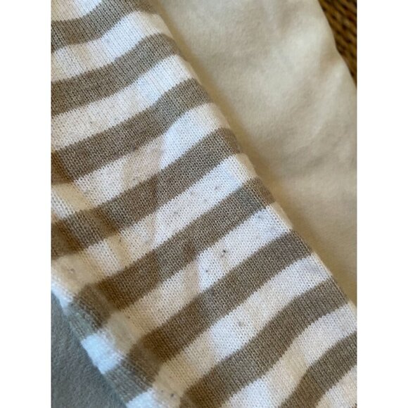 French Connection Women's Striped Long Sleeve Raglan Sweater S 100% Cotton - Picture 5 of 8